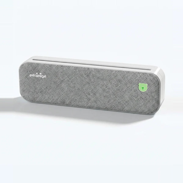 Imprimante thermique A4 portable à batterie 3 h, panneau tissu gris chiné