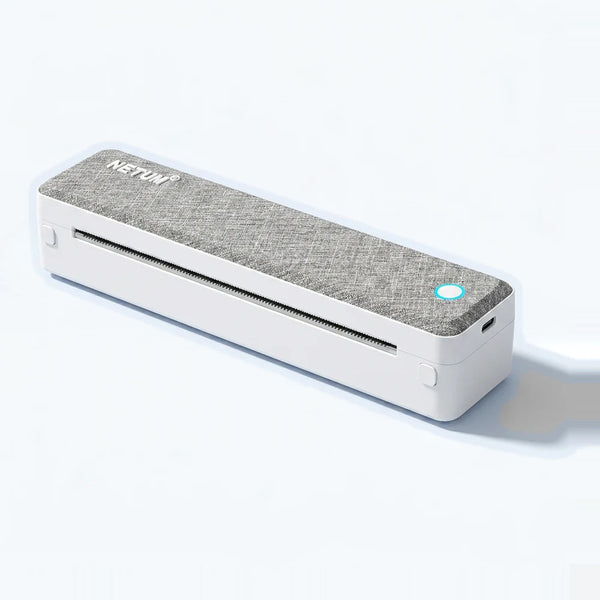Imprimante Thermique A4 Design — Finition Tissu, 3 Coloris, Format Ultra-Fin