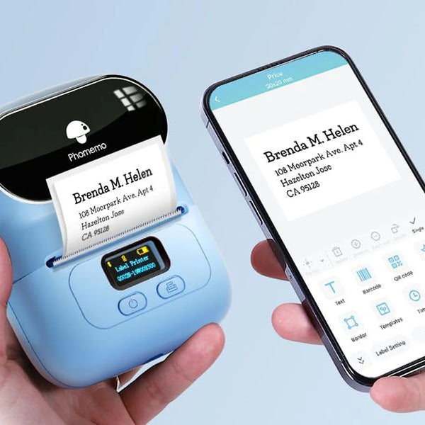 Imprimante Thermique Portable Bluetooth — Sans Encre, Sans Cartouche, Prête en 5 Secondes